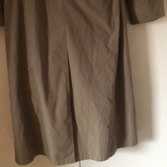 Woman’s fall VTG Y2k retro tan Misty Harbor trench fur Lined long coat - Picture 10 of 15